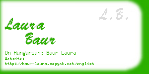 laura baur business card